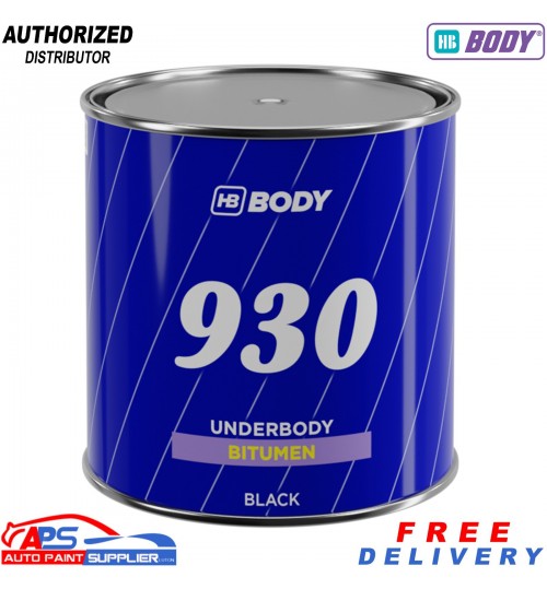 HB Body 930 1Kg Car Underbody Coating – Black Bitumen Rust Protection
